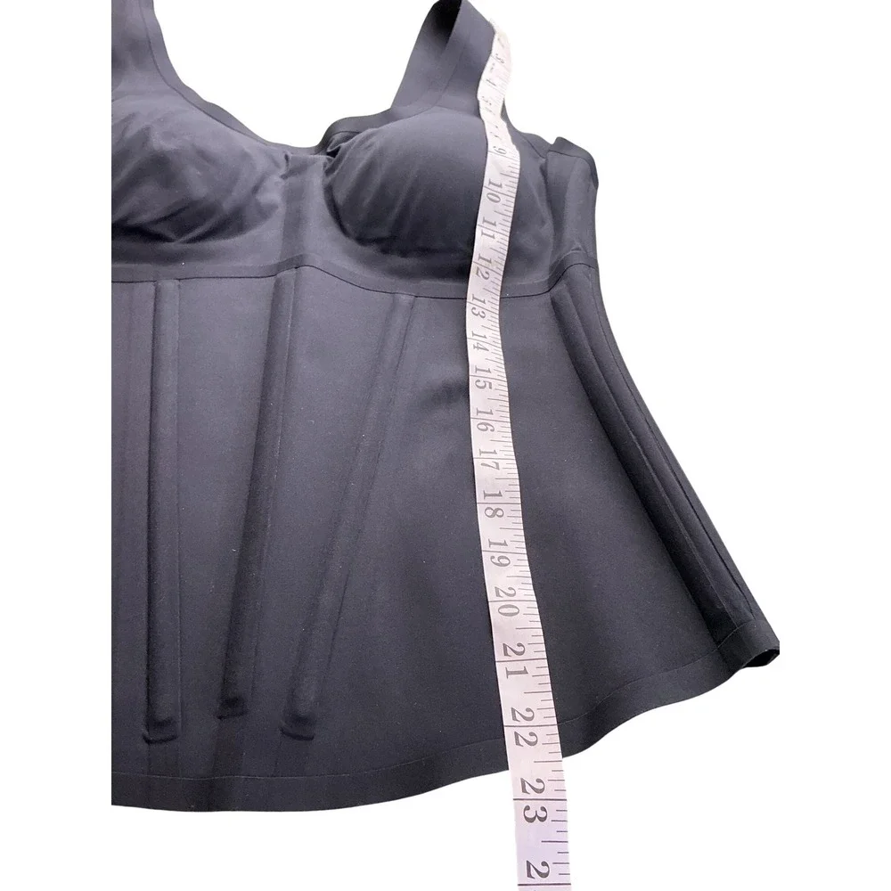 Honeylove LiftWear Cami Onyx Black Supportive Smoothing Tank Top Size L - Picture 8 of 9